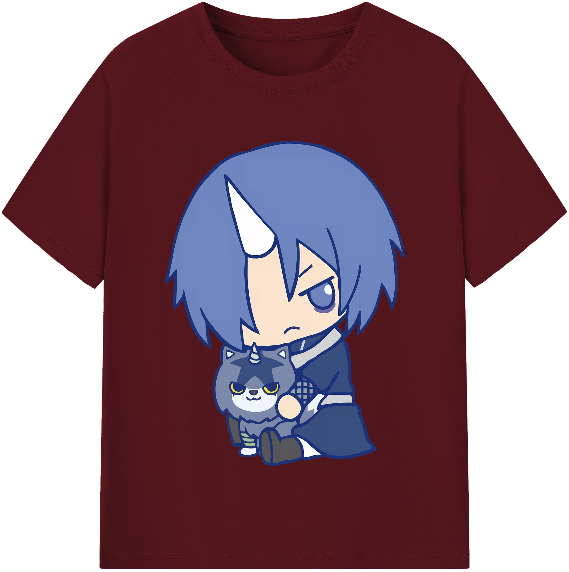 （画像用） 転スラ Regarding Reincarnated to Slime 綿100％半袖Tシャツ（フロントプリント）